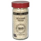 Morton & Bassett Organic Sesame Seed, 2.4-Ounce Jars (Pack of 3)