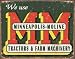 Tin Sign - Minneapolis Moline Tractors Logo