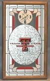 Texas Tech Red Raiders Stained Glass Wall Clock - B00097I74A