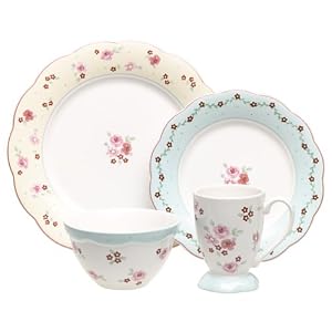 Pfaltzgraff Charlotte 16-Piece Dinnerware Set, Service for 4