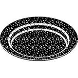 COLEMAN 815B310T ENAMEL DINNER PLATE 10" DIAMETER BLUE