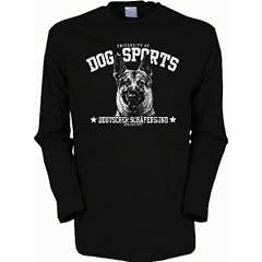 Langarm-Shirt mit Hunde Motiv geil bedruckt / Dog Sports - Sch�ferhund !