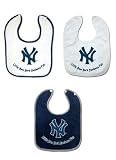 New York Yankees 3 Pack Snap Bib Set