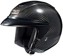 HJC AC-3 Carbon Fiber Open Face Motorcycle Helmet Black Extra Small