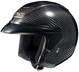HJC AC-3 Carbon Fiber Open Face Motorcycle Helmet Black Small Reviews