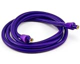 LifelineUSA R2 Plugged Premium Fitness Cable (Purple, 5-Feet)