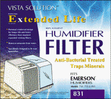 Vista 836 Humidifier Filter