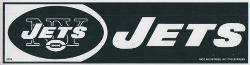New York Jets NFL Bumper Sticker - 3