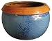 Small Chiva Planter Falling Blue