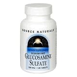 Source Naturals Glucosamine Sulfate 500mg, 120 tablets (Pack of 2)