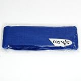 COSMOS Blue cotton sports basketball headband / sweatband head sweat band/brace