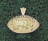 Anderson Jewelry Nebraska Cornhuskers Football Gold Charm