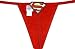 SuperGirl - Rear 'S' Logo Red String Thong for women