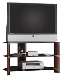 Bush Cherry Finish 60 LCD Plasma Flat Panel TV Stand Video Base