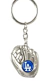 Los Angeles Dodgers - MLB Silver Baseball Glove Keychain