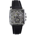 Police Men's Patrol Mf Watch 12921Js/61 with Black Leather Strap and Gun Colour Multifunctional Dial