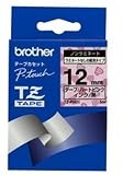 BROTHER TZテープ TZ-PH31 ノンラミネートテープ(ハートピンク地/黒字) 12mm の評価・レビュー