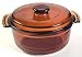 Anchor Hocking Cookware: Harvest Amber Round Ribbed Covered Casserole with Lid ~ Size: 1 Litre