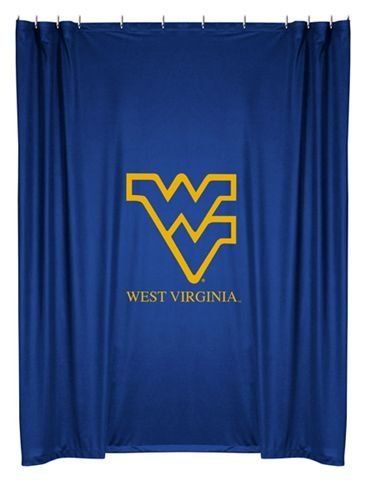 West Virginia University WV Kids Fabric Shower Curtain