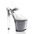 Extremely seXy 8 Inch Sexy Dancer Shoes High Platform Filled Shoes Ankle Strap Fetish