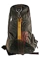 Outdoor Nylon Rucksack mit Karabiener olive