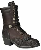 Double H Ladies' 8 Inch Opanka Brown Bull Packer