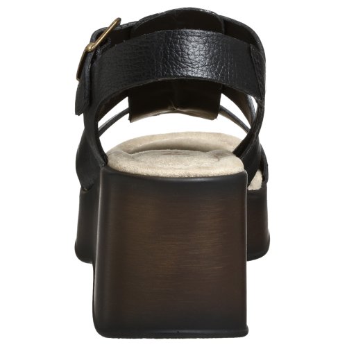 MIA Women's Canteen Platform Sandal,Black,8 M US
