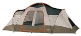Wenzel Great Basin 18 X 10-Feet Nine-Person Two-Room Family Dome Tent (Light Grey/Blue/Taupe)