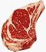 Gourmet Food : USDA Prime 21 days Aged Beef Rib Eye Steak Bone in 2- 1.1/2"Thick