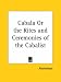 Book Cabala or the Rites and Ceremonies of the Cabalist