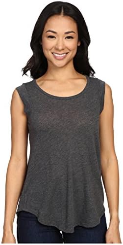 Bobeau Iris Muscle Tee (X-Large, Charcoal)