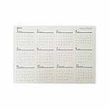 ユナイテッドビーズ 2017年 カレンダー 壁掛け 書込みポスター B4 Cタイプ CL171-POC-B4