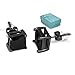 Buyless Fashion Surgical Steel Squared Crystal CZ Earrings In Gift Box (Multi Sizes)