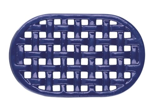 Blue Oblong Weave Design C.I. Trivet - 26205