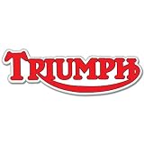Triumph Motorcycle MOTO styling sticker emblem 5 x 2 by Auto Moto by VIP stickers
