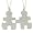 Necklace Forever Best Friends BFF Puzzle Pendant -Any Two Names, Two Chains