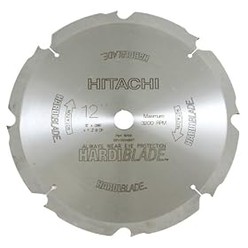 Hitachi 18109 12-Inch 8 Tooth FTG Diamond Hardi-Saw Blade with 1-Inch Arbor by Hitachi