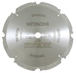 Hitachi 18109 8-Teeth Polycrystalline Diamond 12-Inch Dry Cutting Hardiblade Saw Blade