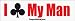 Clubbed My Man - Refrigerator Magnets 7x2 in