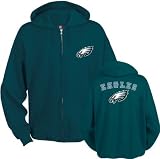 Philadelphia Eagles Green Touchback II Full Zip Hooded Sweatshirt