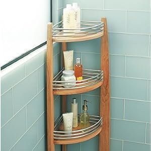 Teak Corner Shelf Caddy - Frontgate