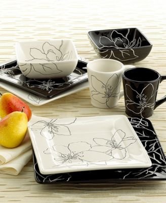 Laurie Gates Anna Squared Dinner Plate, 11