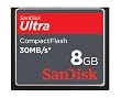 SanDisk 8GB Ultra II 15MB/s CF Memory Card (SDCFH-008G-P36, Retail Packaging)