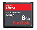 SanDisk 8GB/15MB Ultra II CF Card ( SDCFH-008G-A11, US Retail Package )