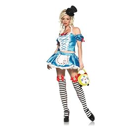 83442 2pc Fantasy Alice Costume, Blue/White, Small/Medium
