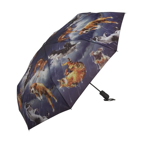 Galleria Raining Cats & Dogs Folding Umbrella