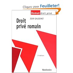 Le Droit priv� romain