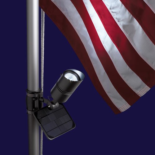 Flagpole Solar Lights A Practical Solution Funk This House