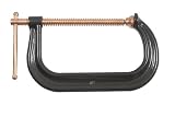 C-Clamps: Bessey CDF408C 8-Inch Copper Spindle Forged C Clamp