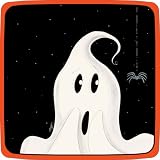 Entertaining With Caspari Caspari The Ghost Square Paper Salad Plates 16 Count